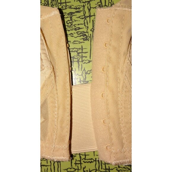 Vintage Ivory Exquisite Form Bullet Bra 46 DD front closure pinup retro pointy - Picture 6 of 8